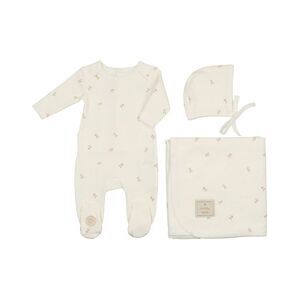 Mon Tresor Girls  Cascade Of Blossoms Layette Set, White